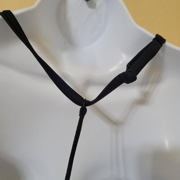 PrAna Womens Black & White Strappy Sports Bra‎ M Gym Workout Yoga Active - Picture 5 of 6